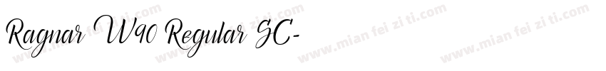 Ragnar W90 Regular SC字体转换